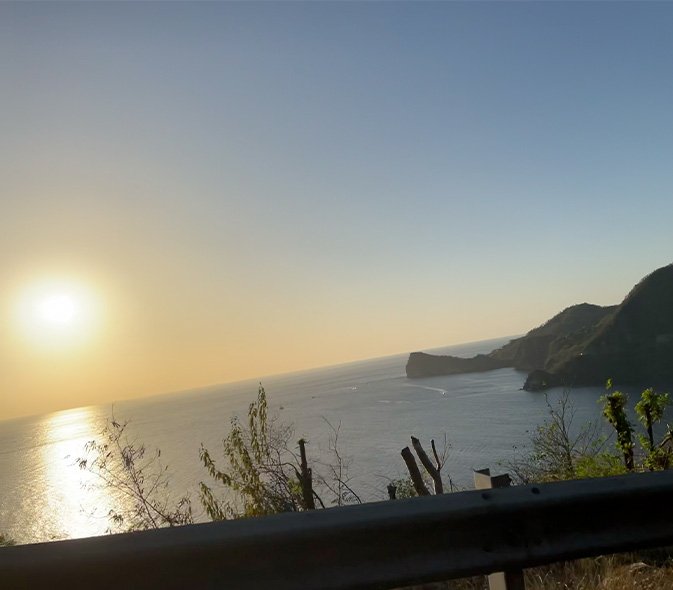 Sunset in Saint Lucia