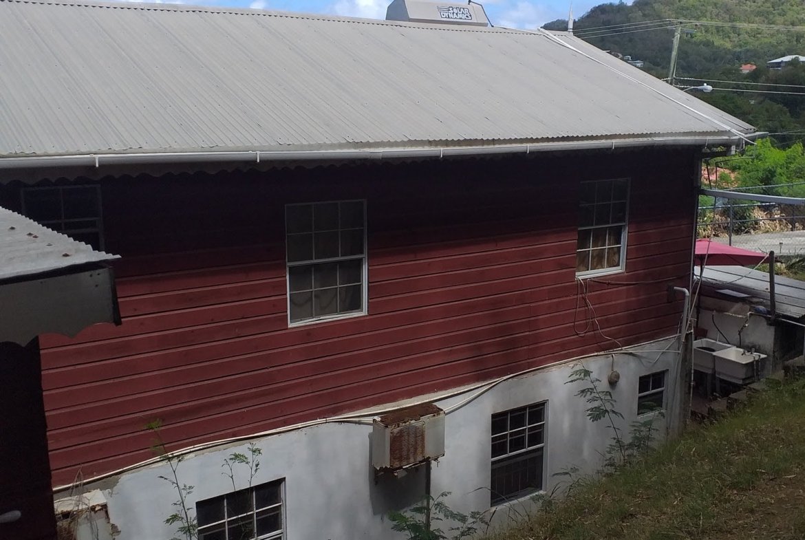 Back of Home for Sale in Trouya, Gros Islet