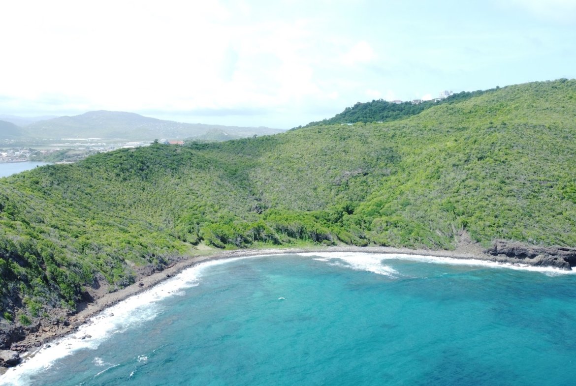Beachfront land in Vieux Fort