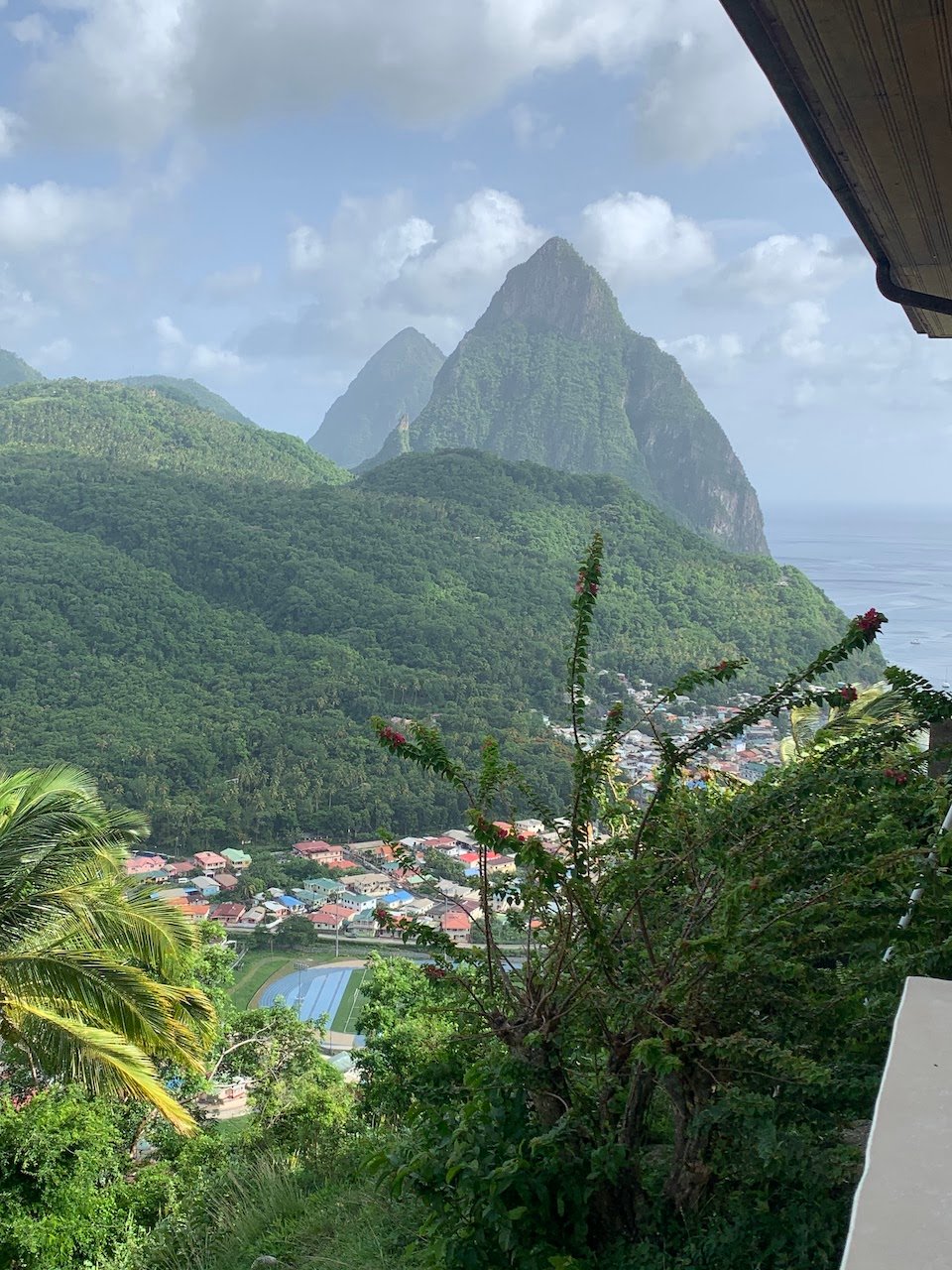 30 acres of land for sale overlooking The Pitons