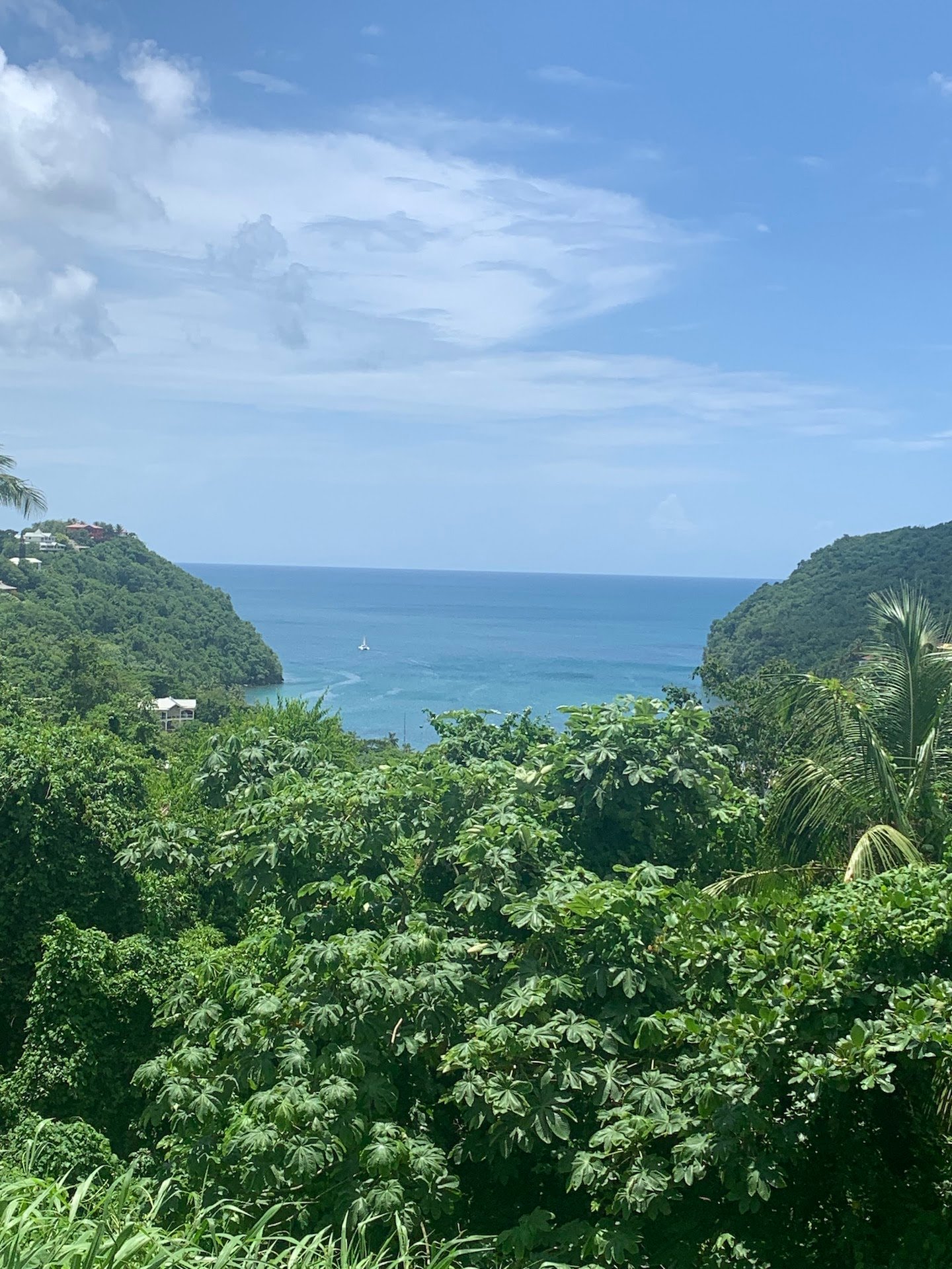 Sea View Land for Sale to build a home on in Marigot Bay