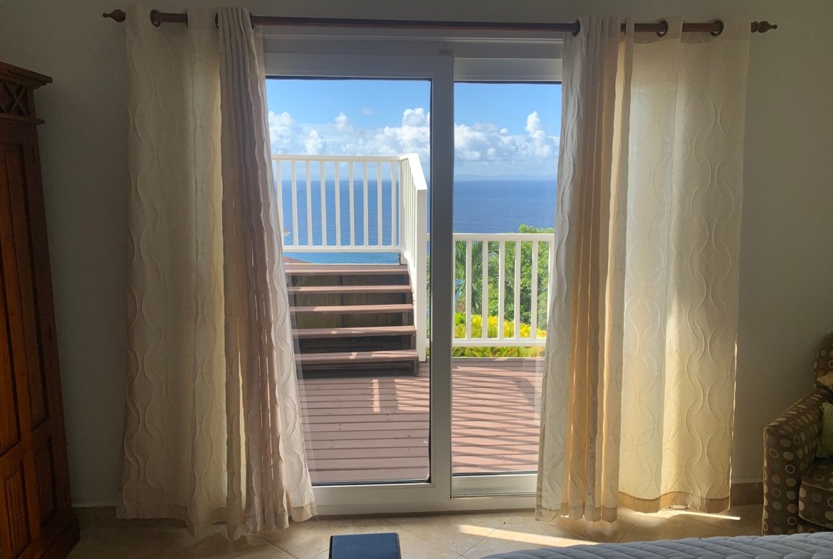 Patio Of Luxury Home for Sale in Cap Estate Saint Lucia