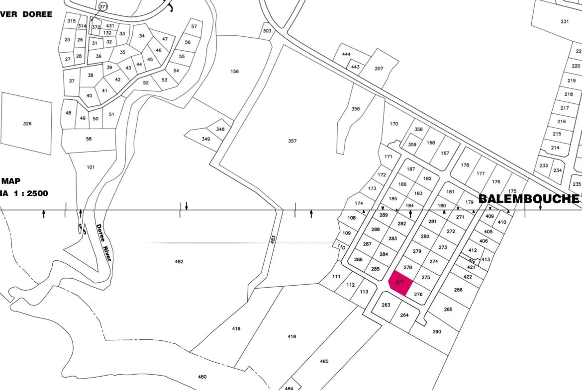 Map sheet view - Residential Land For Sale In Laborie, Saint Lucia