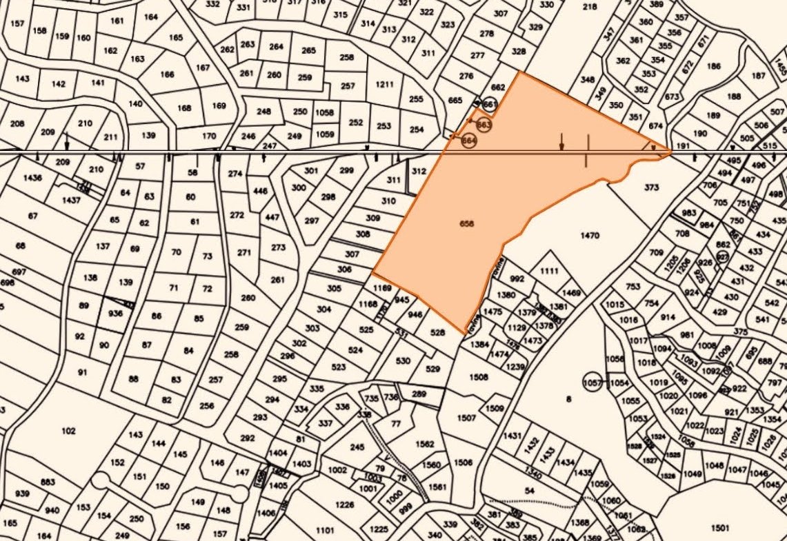 Map sheet view of Cap Estate Lots for Sale