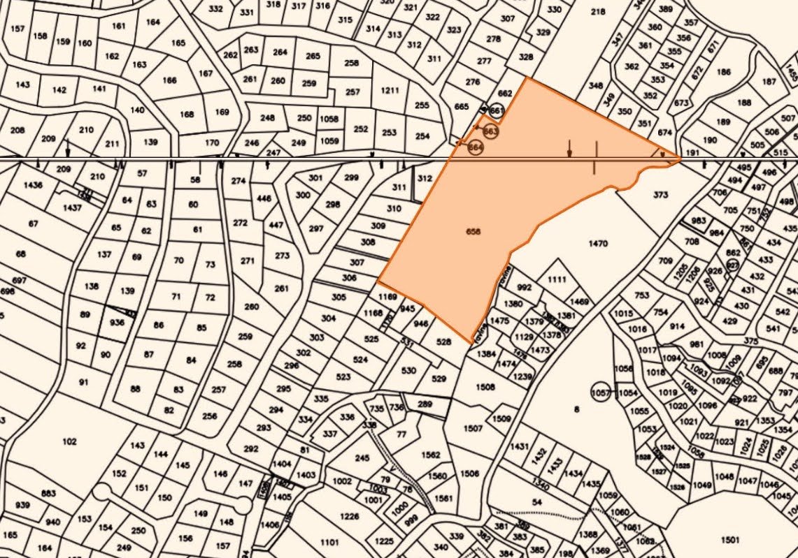Map sheet view of Cap Estate Lots for Sale