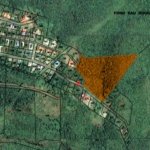 Satellite view and lines of Land for sale in Anse La Raye