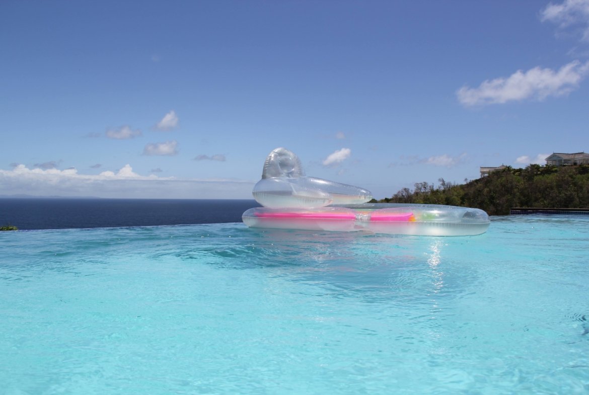 Pool Of Luxury Home for Sale in Cap Estate Saint Lucia 2