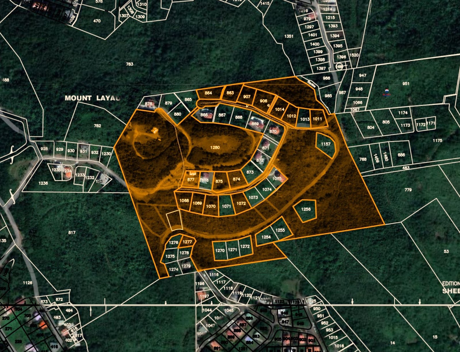 Satellite view Oceanbreeze Development for Sale in Monchy!