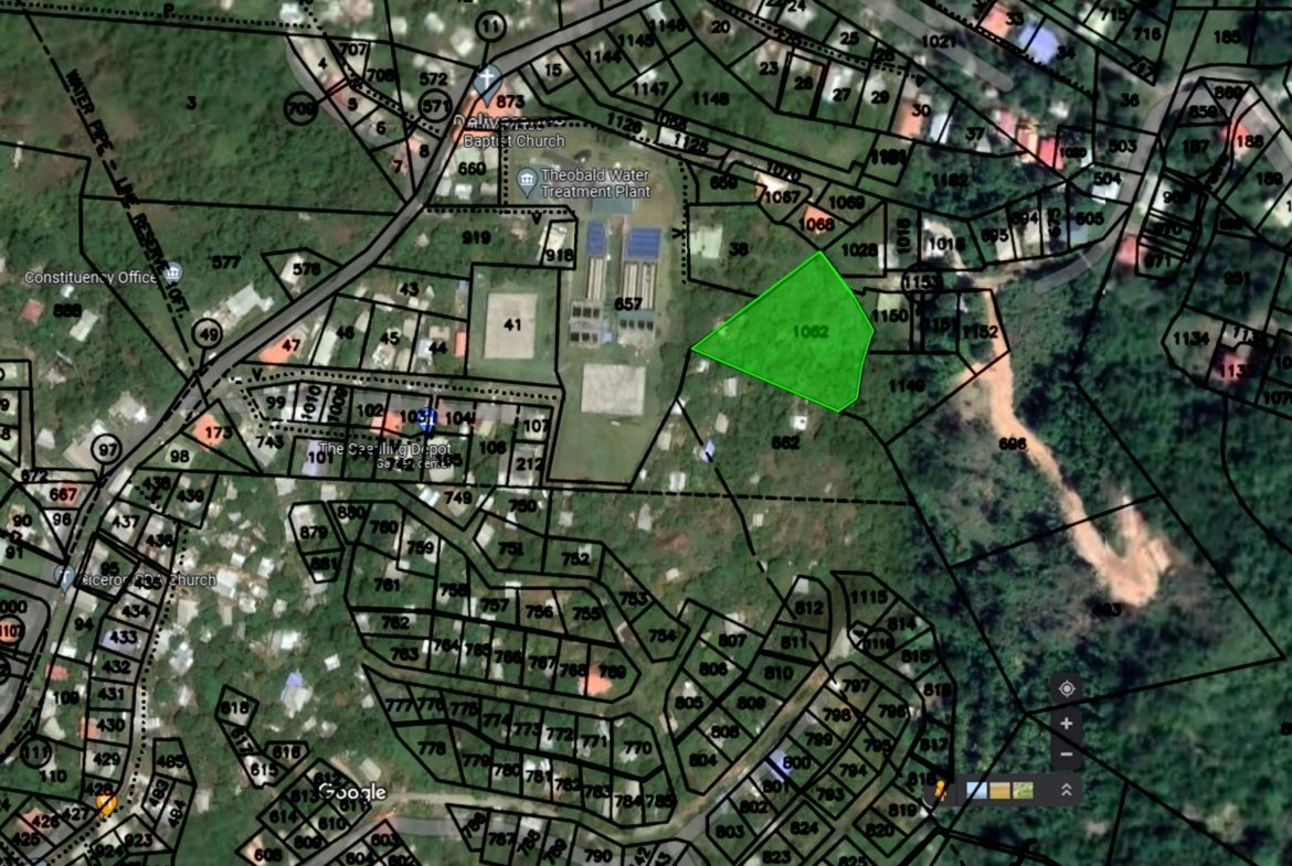 Satellite view of 1+ Acre of Land for sale in Ciceron