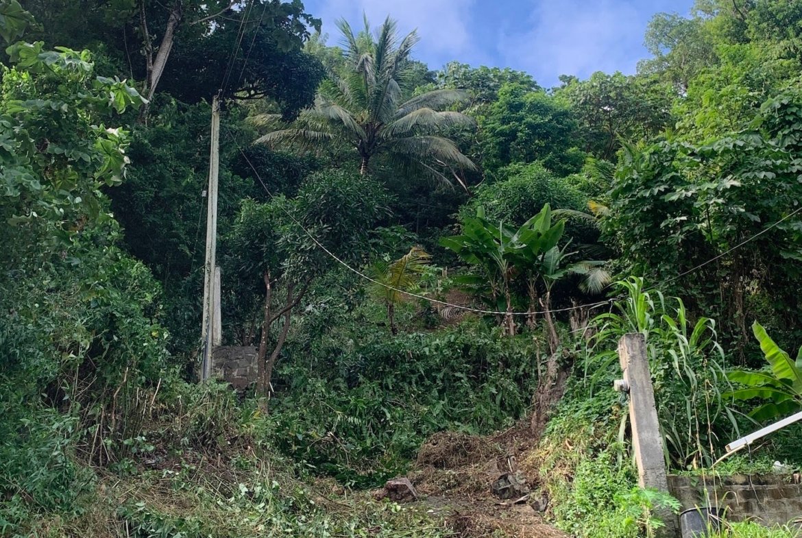 Property for sale with a view in Bois d'Orange Gros Islet