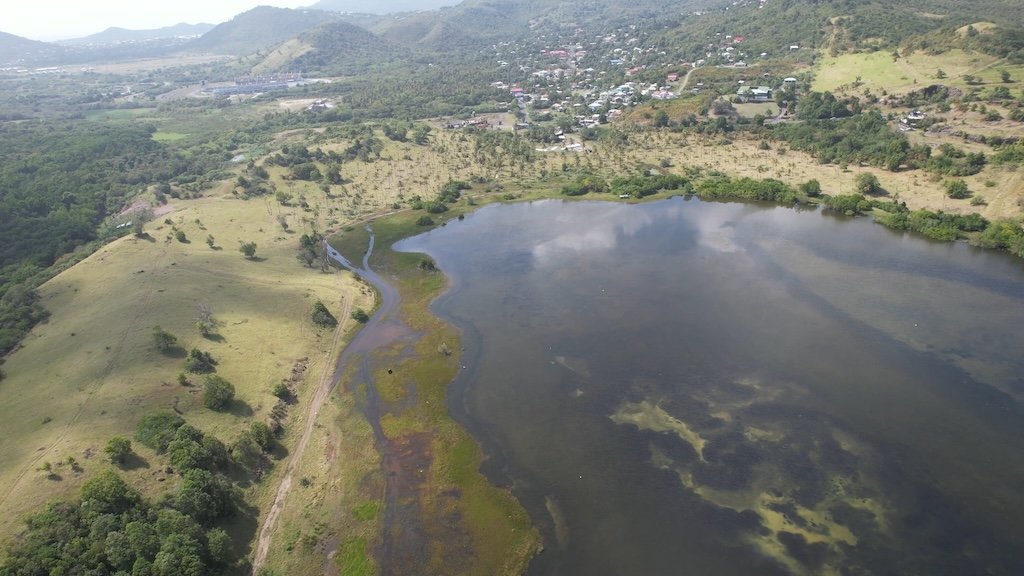 116.1 Acres of Land with a lake for sale - Micoud