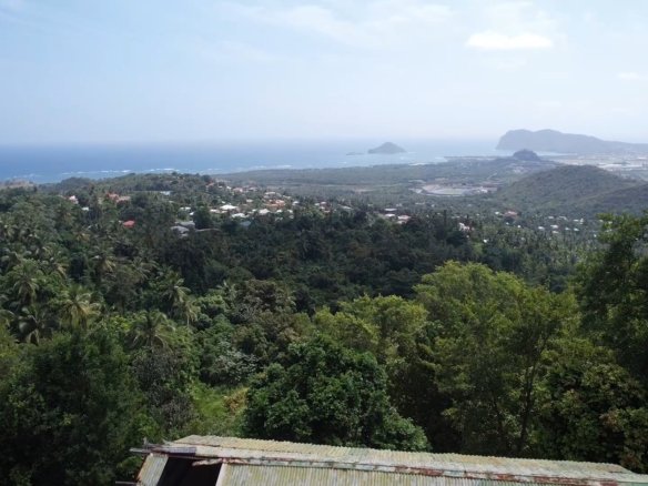 View from Large Land Lot for Sale in Vieux Fort