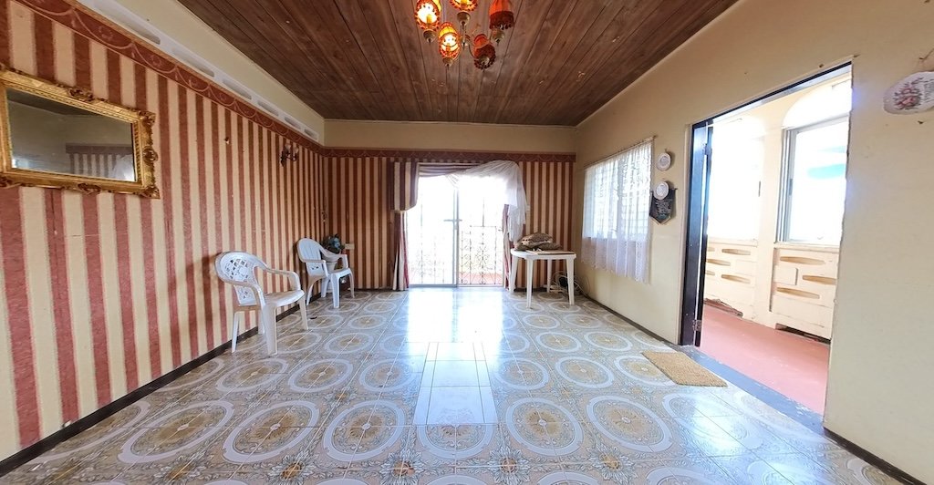 Front Room of Fixer Upper Home for Sale in New Extension, Micoud