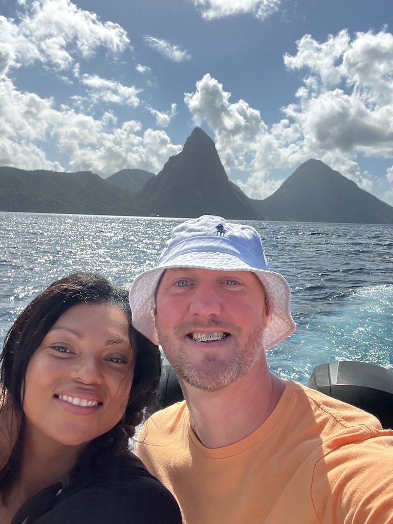 The Pitons in Saint Lucia