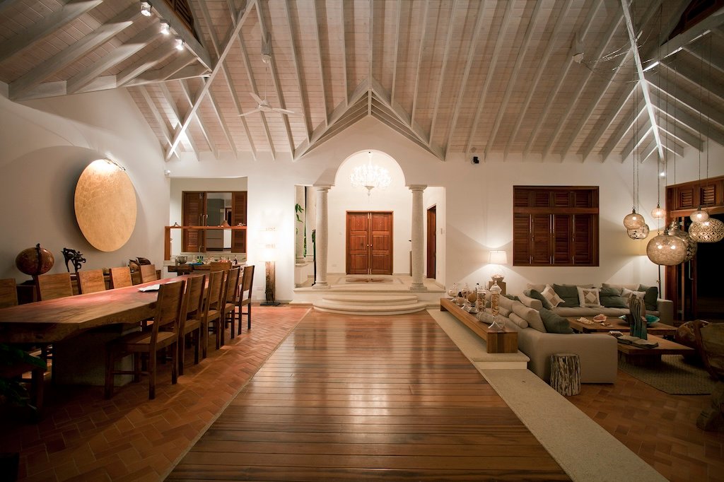 Living Room of Luxury Villa For Sale in Marigot Bay, Saint Lucia 2