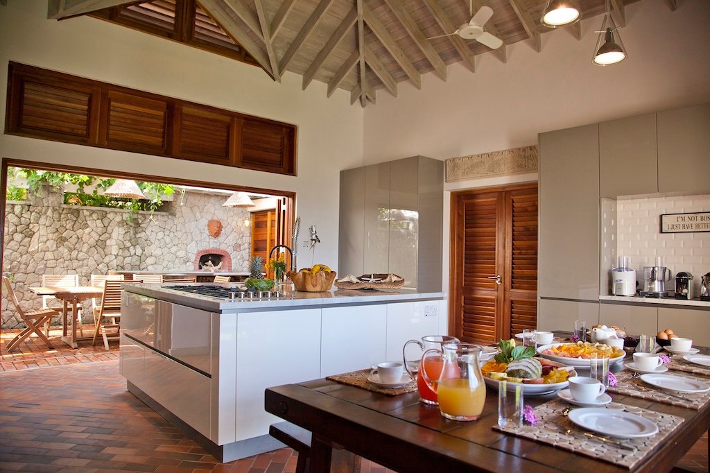 Kitchen of Luxury Villa For Sale in Marigot Bay, Saint Lucia