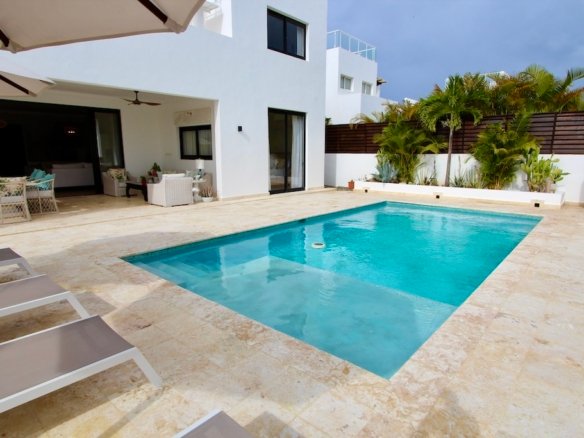 Pool of Sosua Ocean Village Apartment For Sale in Dominican Republic