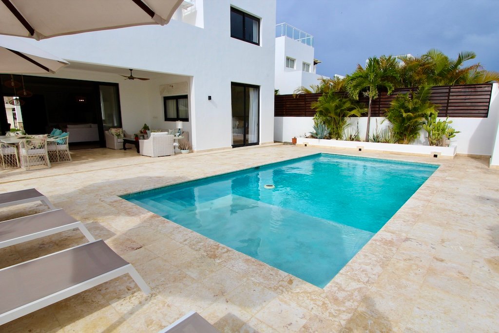 Pool of Sosua Ocean Village Apartment For Sale in Dominican Republic