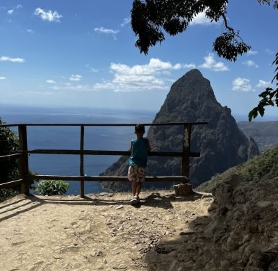 Tet Paul Trail View of Petit Piton